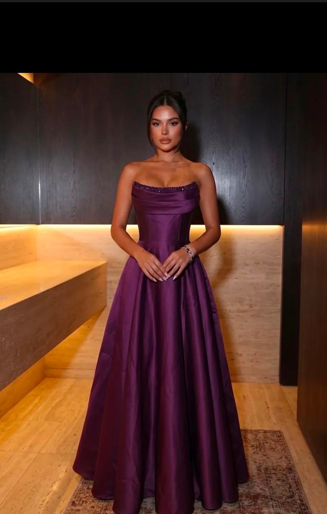 Amara Noir Gown