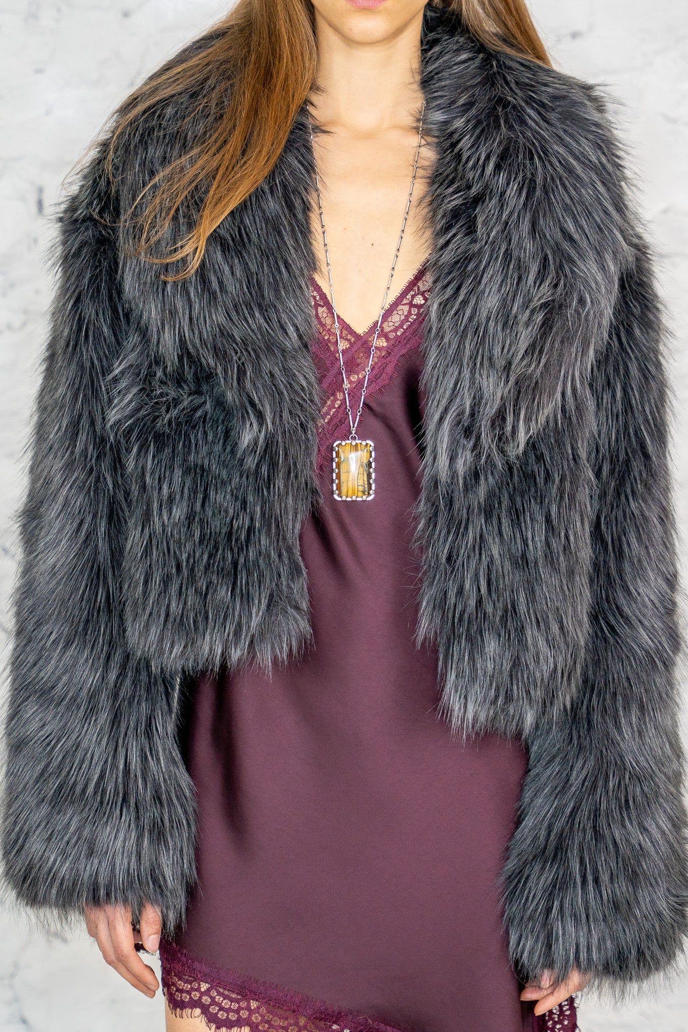 Faux Fur Jacke "Stockholm"