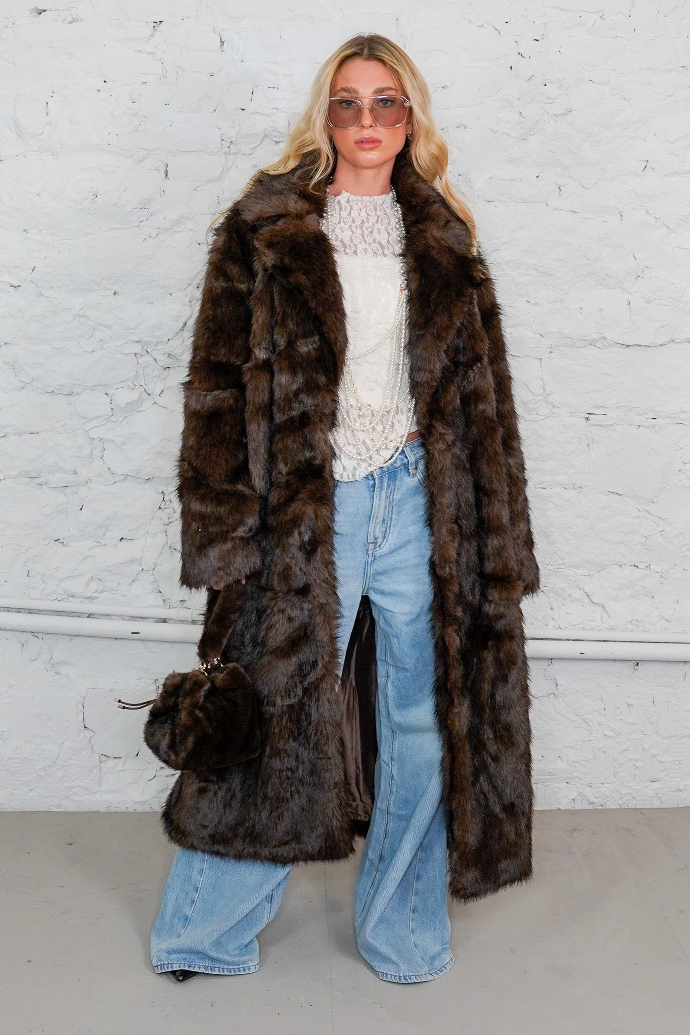 Faux Fur Mantel "MOSCOW"