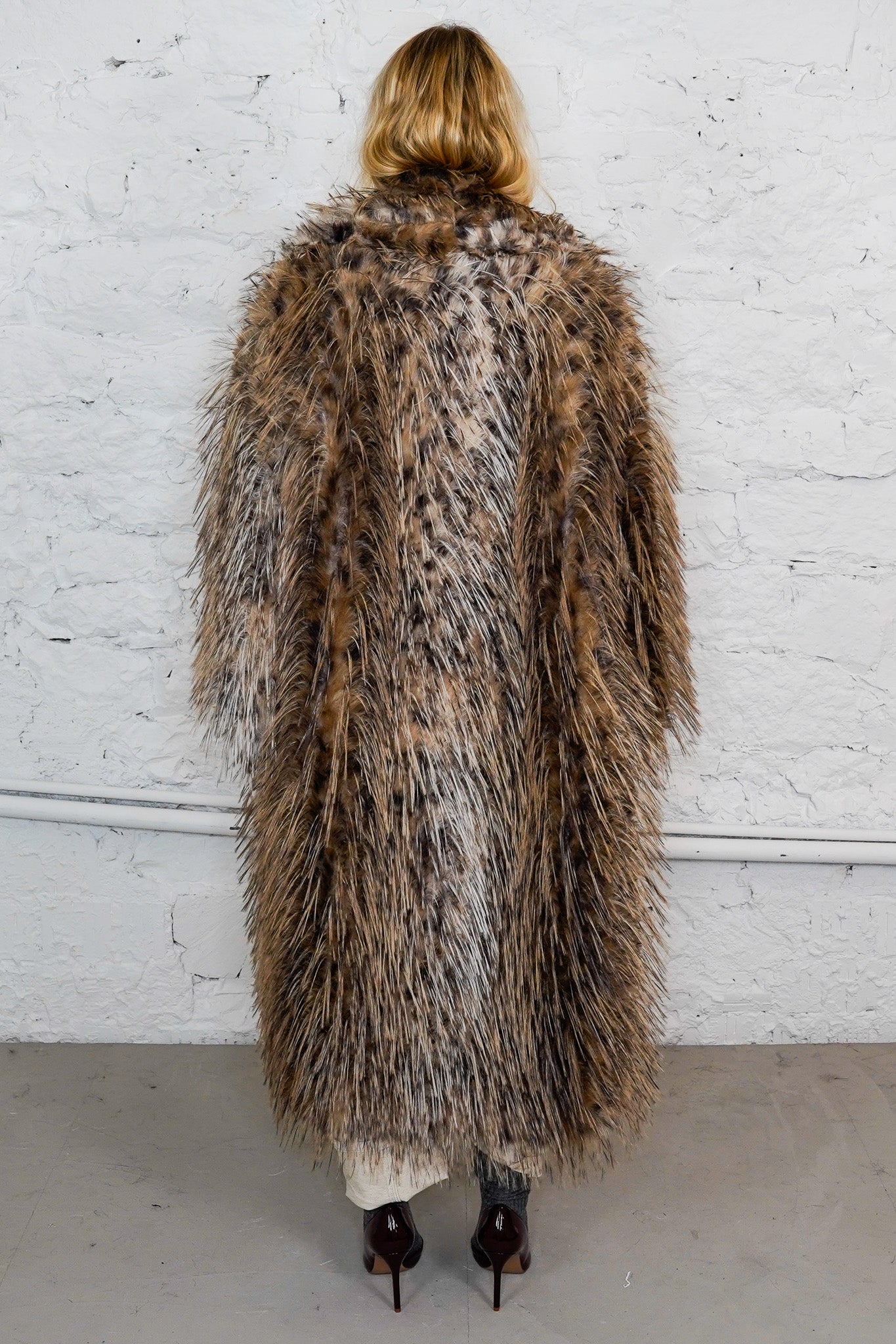 Faux Fur Mantel "CORTINA"