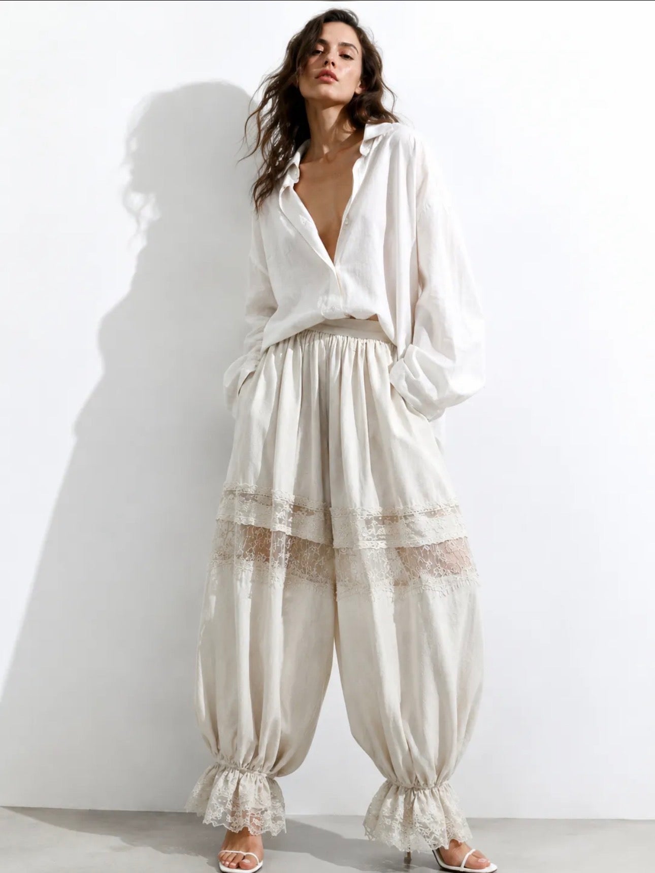 Isabella Lace Bloom Pants