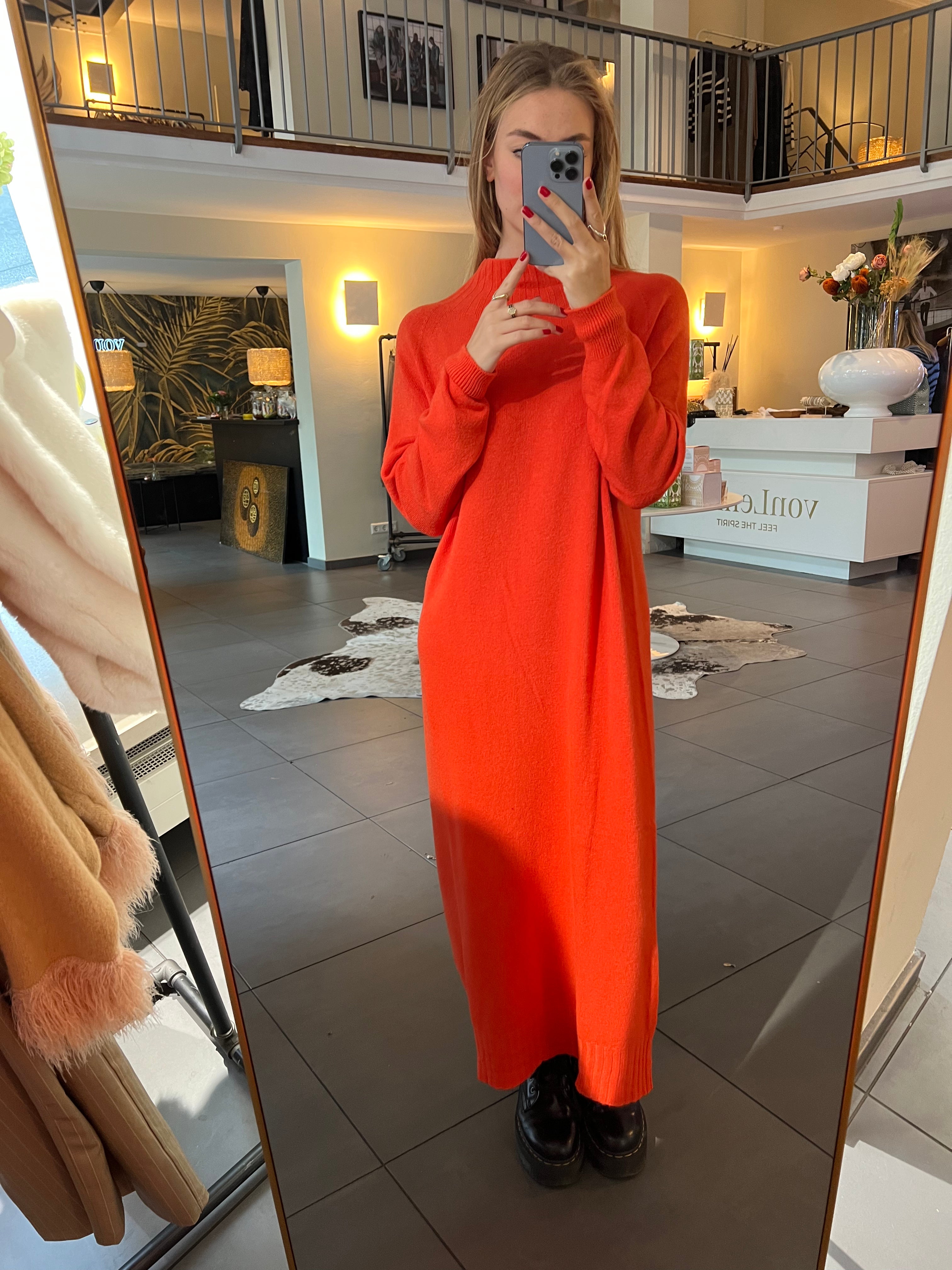 Strickkleid in 4 Farben