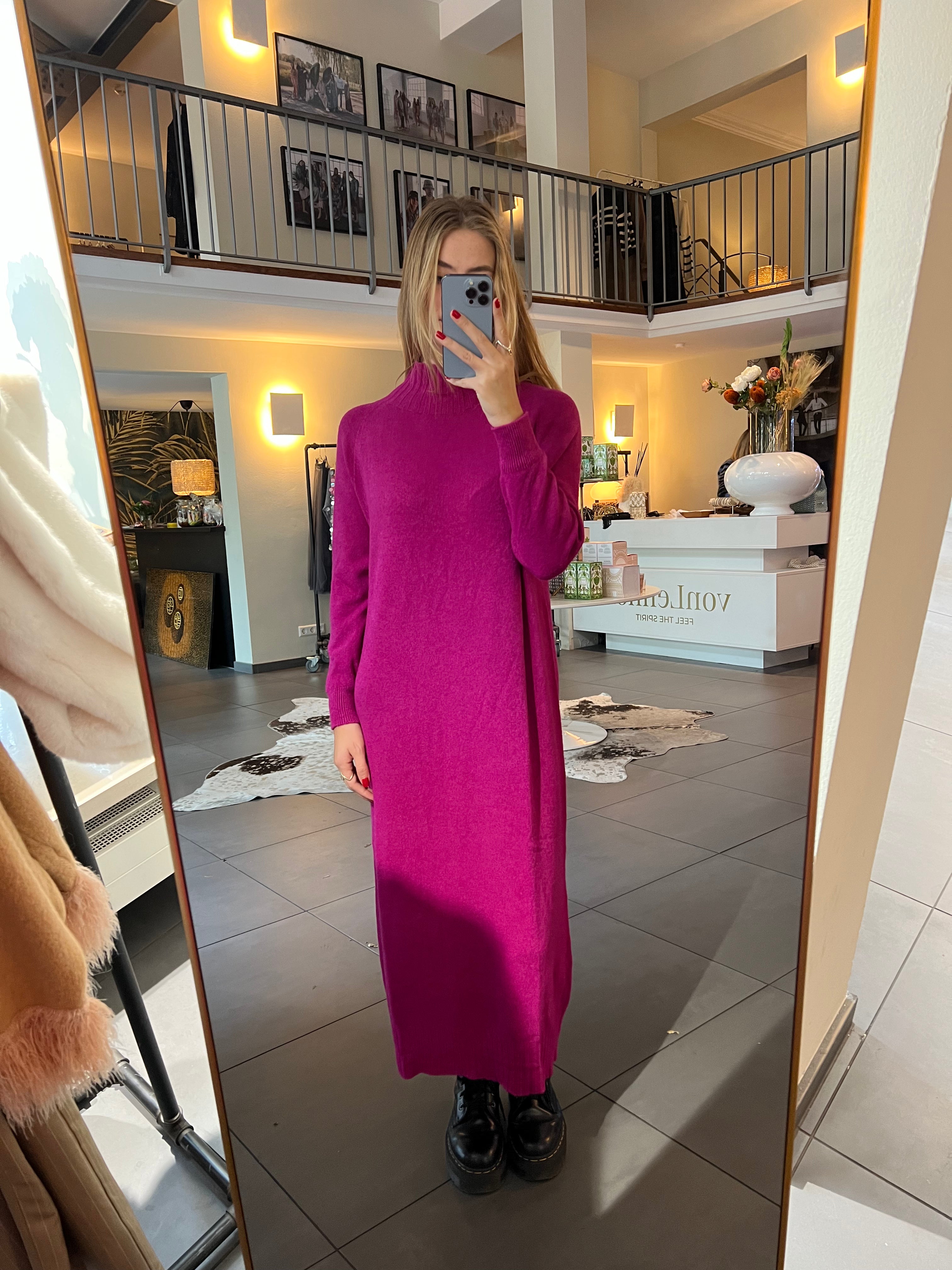 Strickkleid in 4 Farben