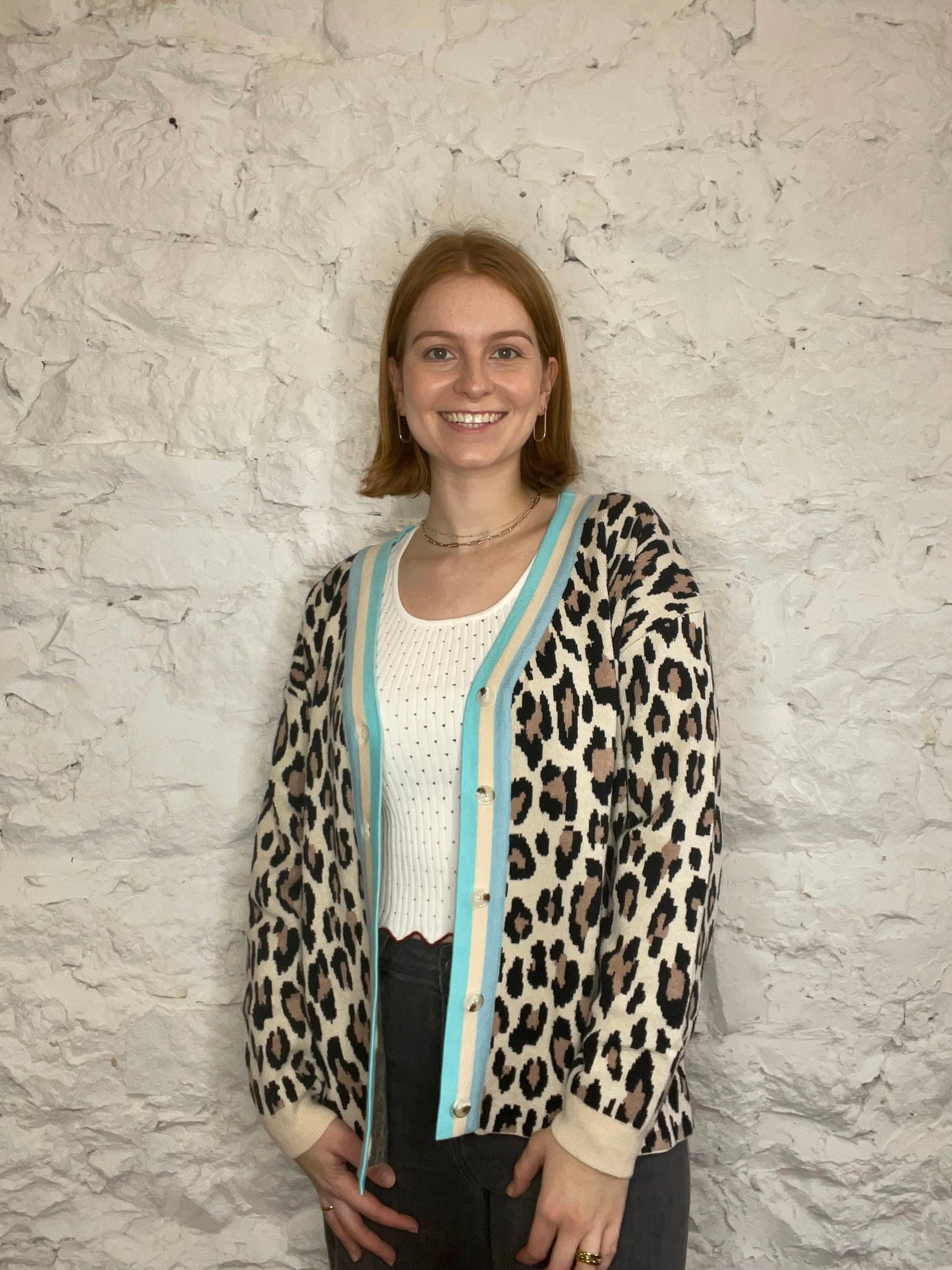 Cardigan Leonie Blau