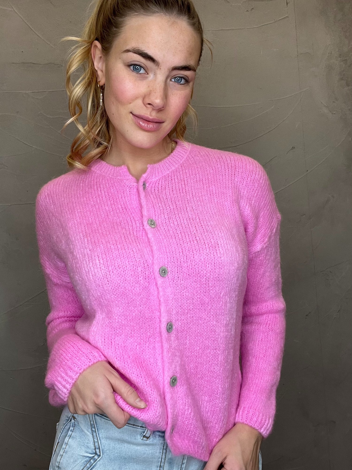 Cardigan rose