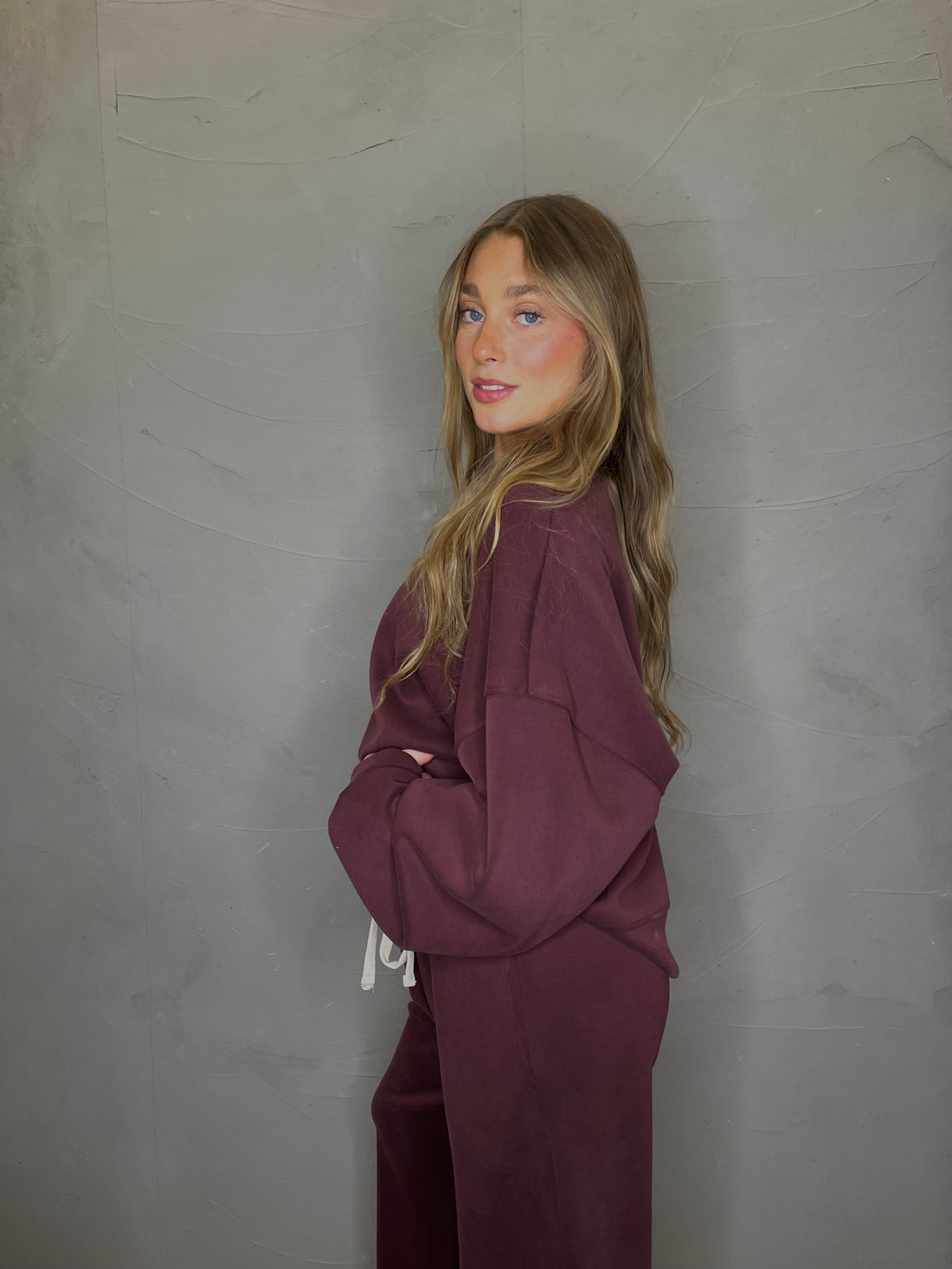 Sweater Burgundy zum Set