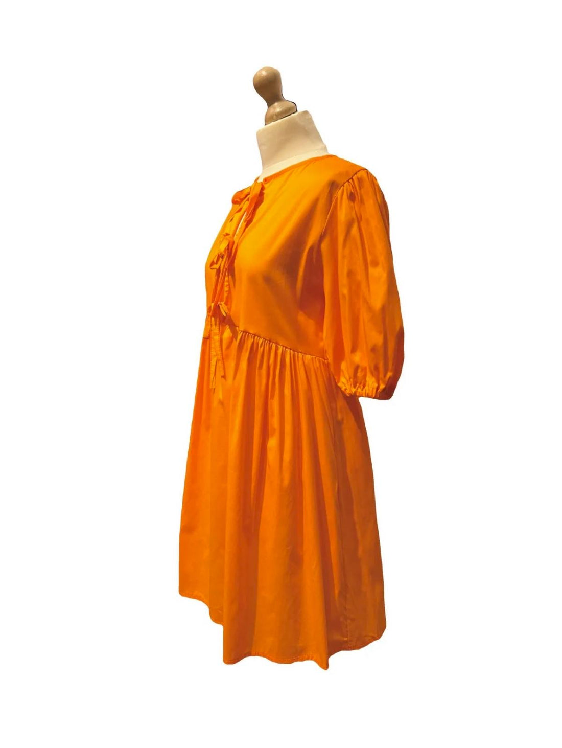 Kleid mit Schleife und Volant in 7 Farben