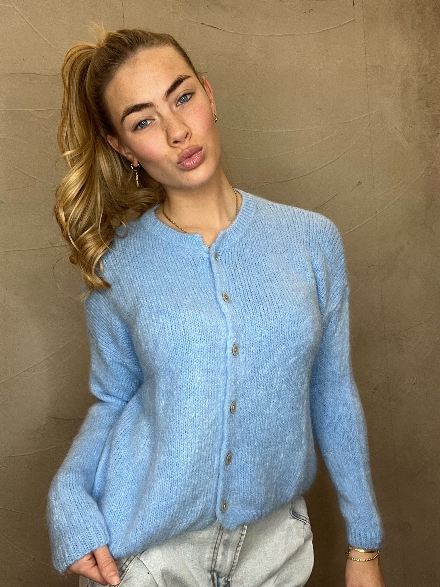 Cardigan skyblue