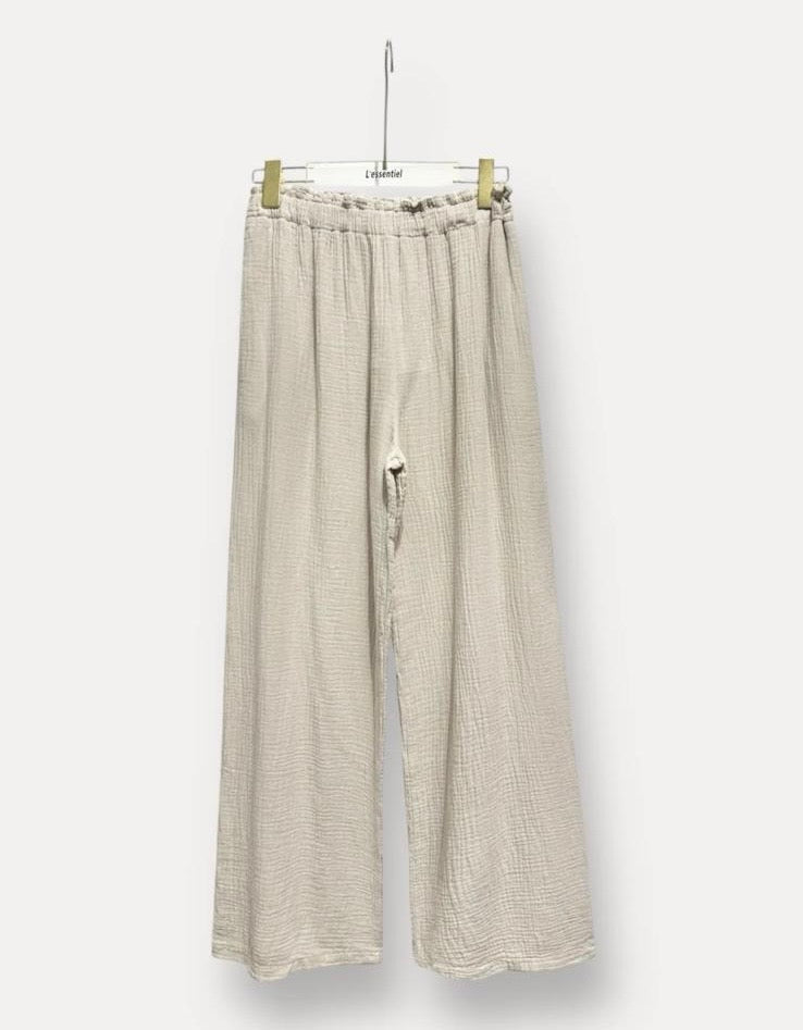 Hose zum Set beige