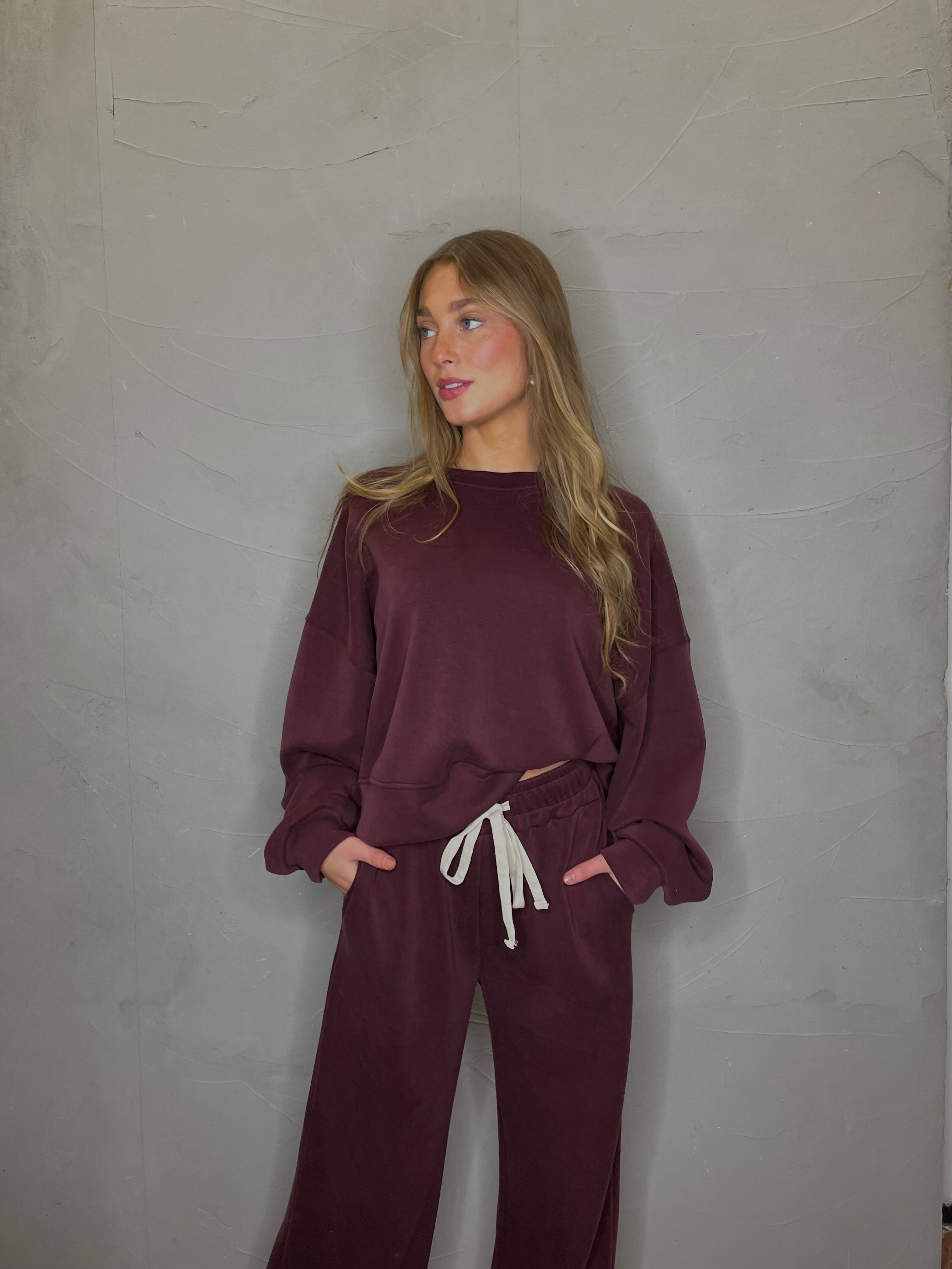 Jogger Burgundy zum Set