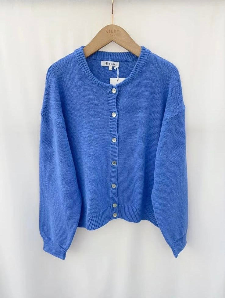 Cardigan blau