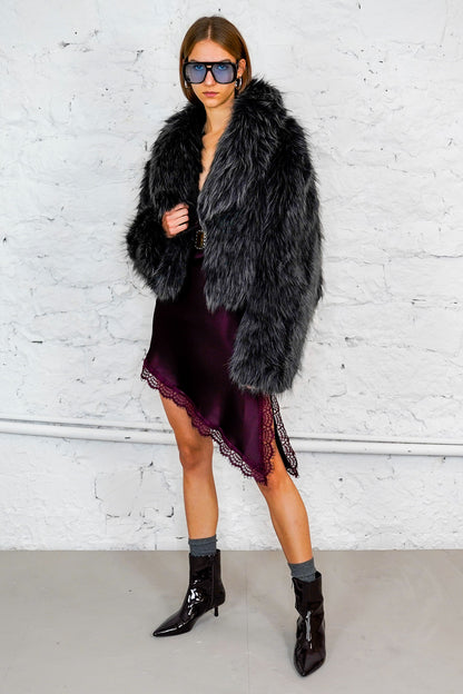 Faux Fur Jacke "Stockholm"