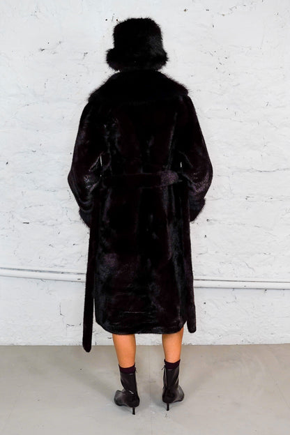 Faux Fur Mantel "TOKYO" long
