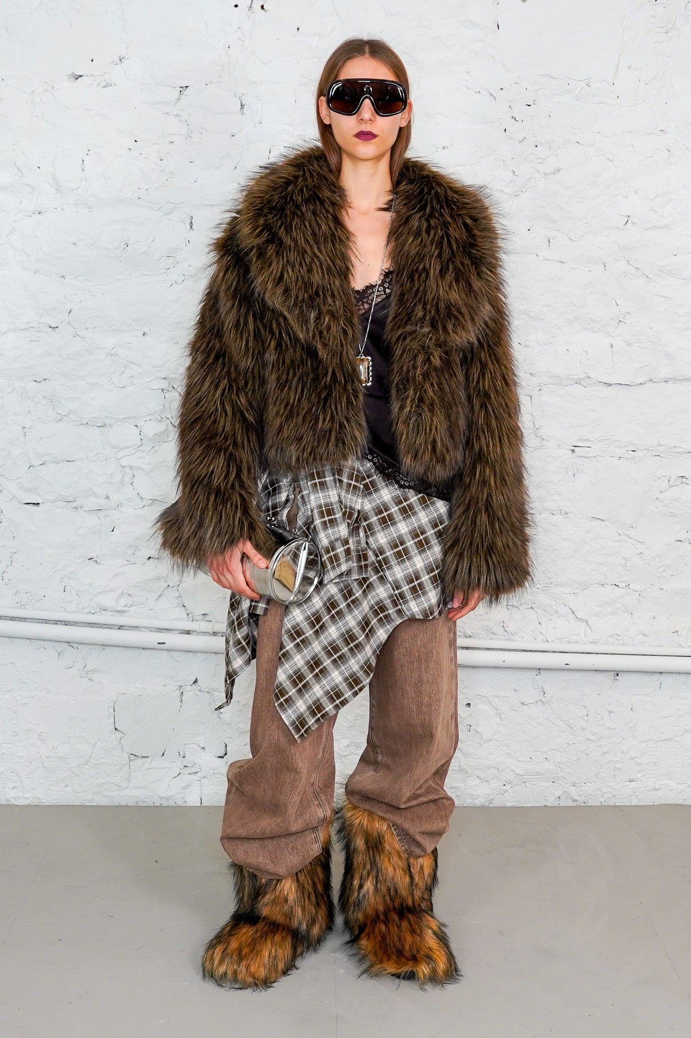 Faux Fur Jacke "Stockholm"