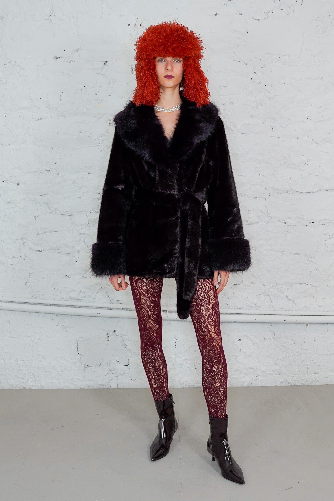 Faux Fur Mantel "TOKYO" short