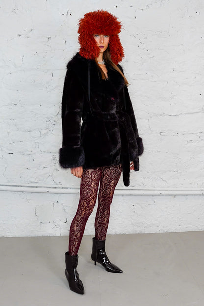 Faux Fur Mantel "TOKYO" short