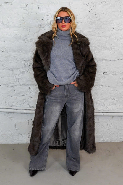 Faux Fur Mantel "MOSCOW"