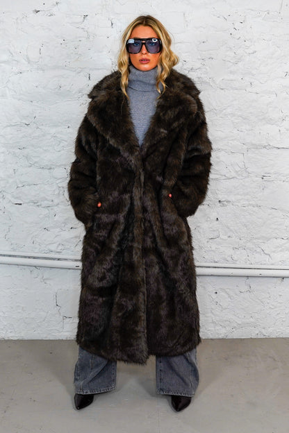 Faux Fur Mantel "MOSCOW"