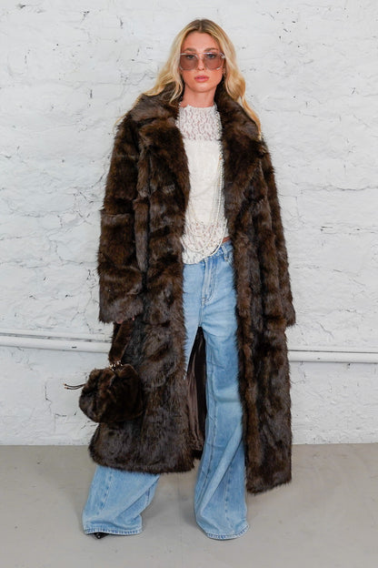 Faux Fur Mantel "MOSCOW"