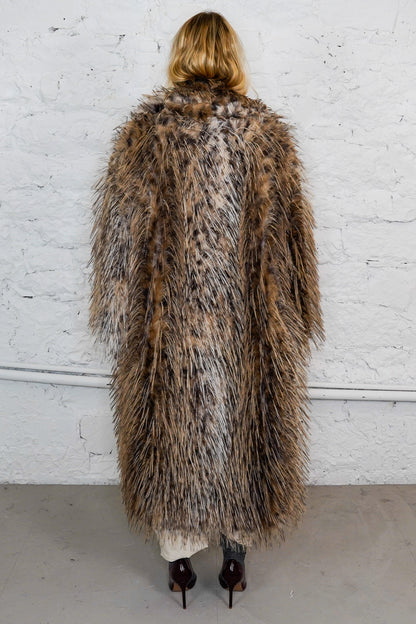 Faux Fur Mantel "CORTINA"