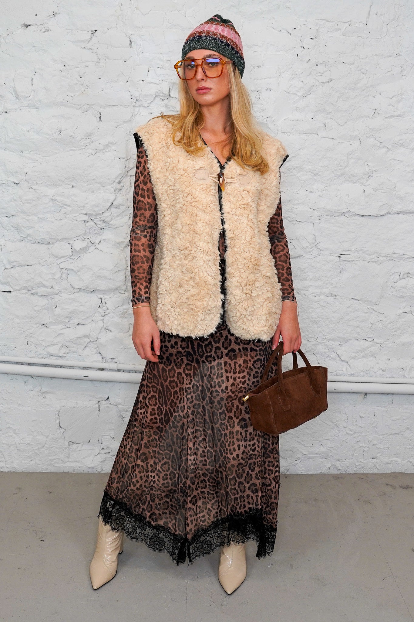 Shearlingweste "CORTINA"