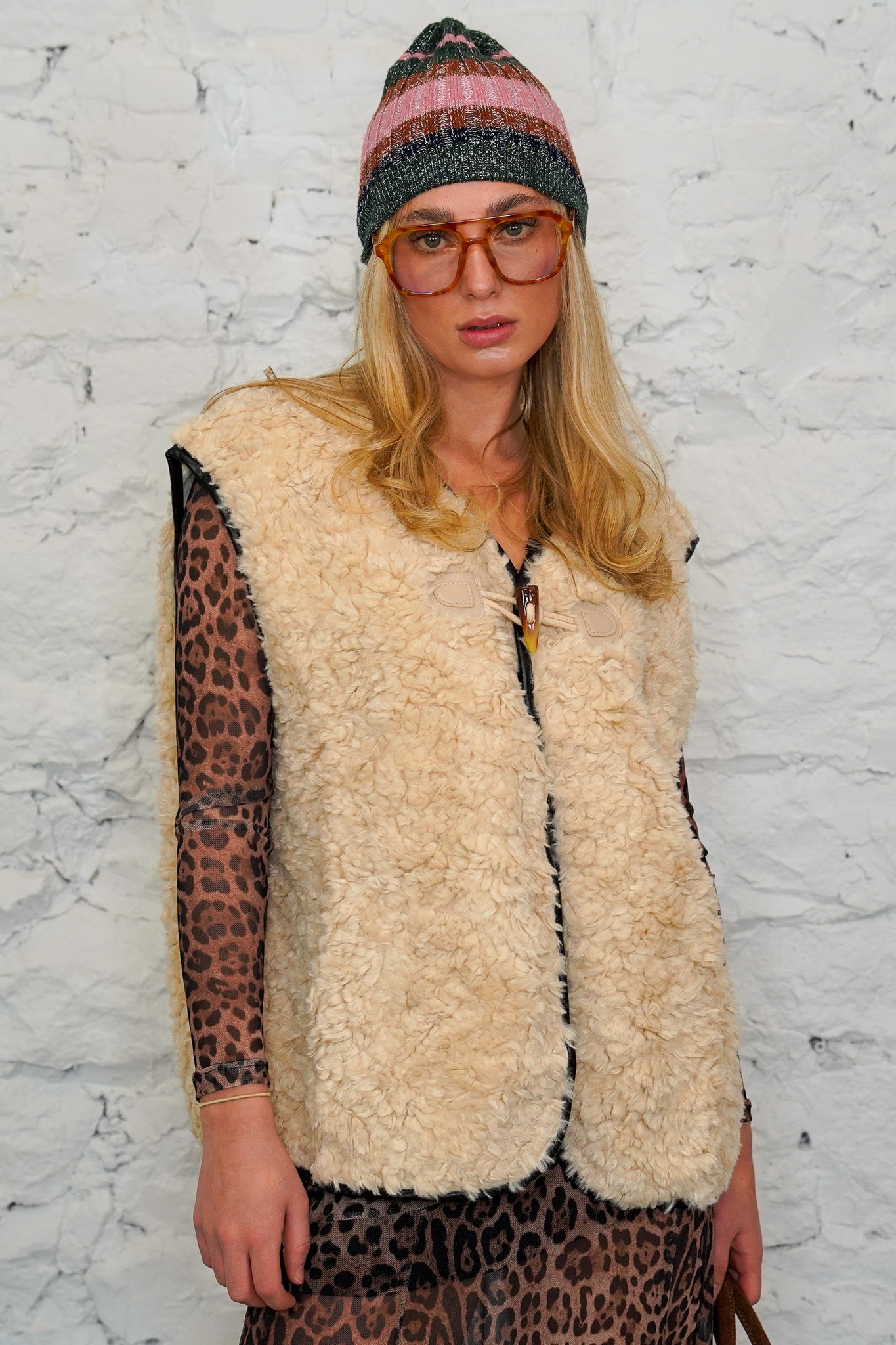 Shearlingweste "CORTINA"