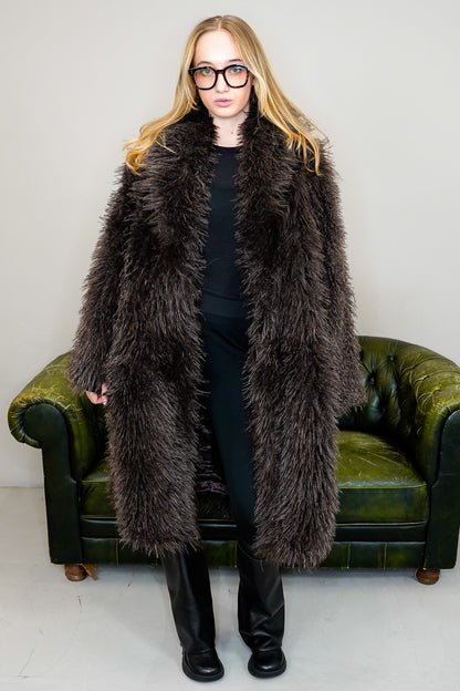 Faux Fur Mantel "ARTEMISIA