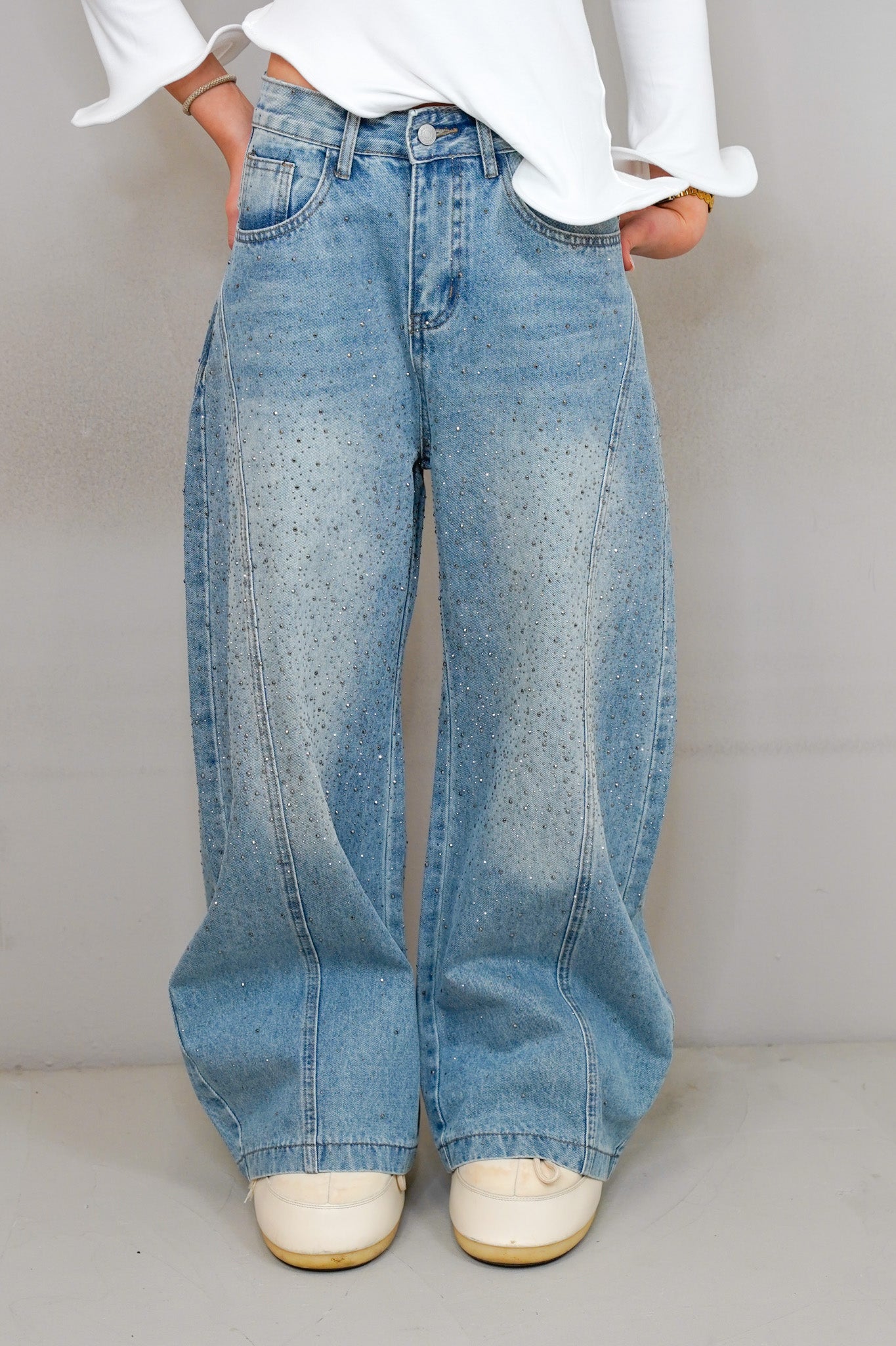 Glitzer Jeans "MICA"
