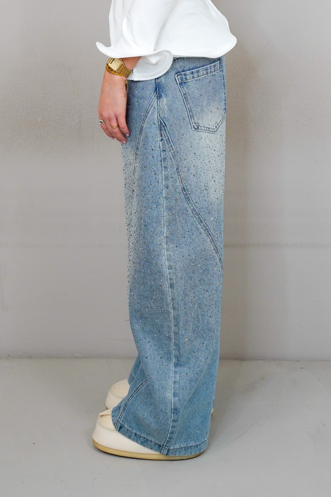 Glitzer Jeans "MICA"