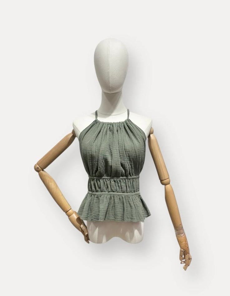 Top zum Set khaki