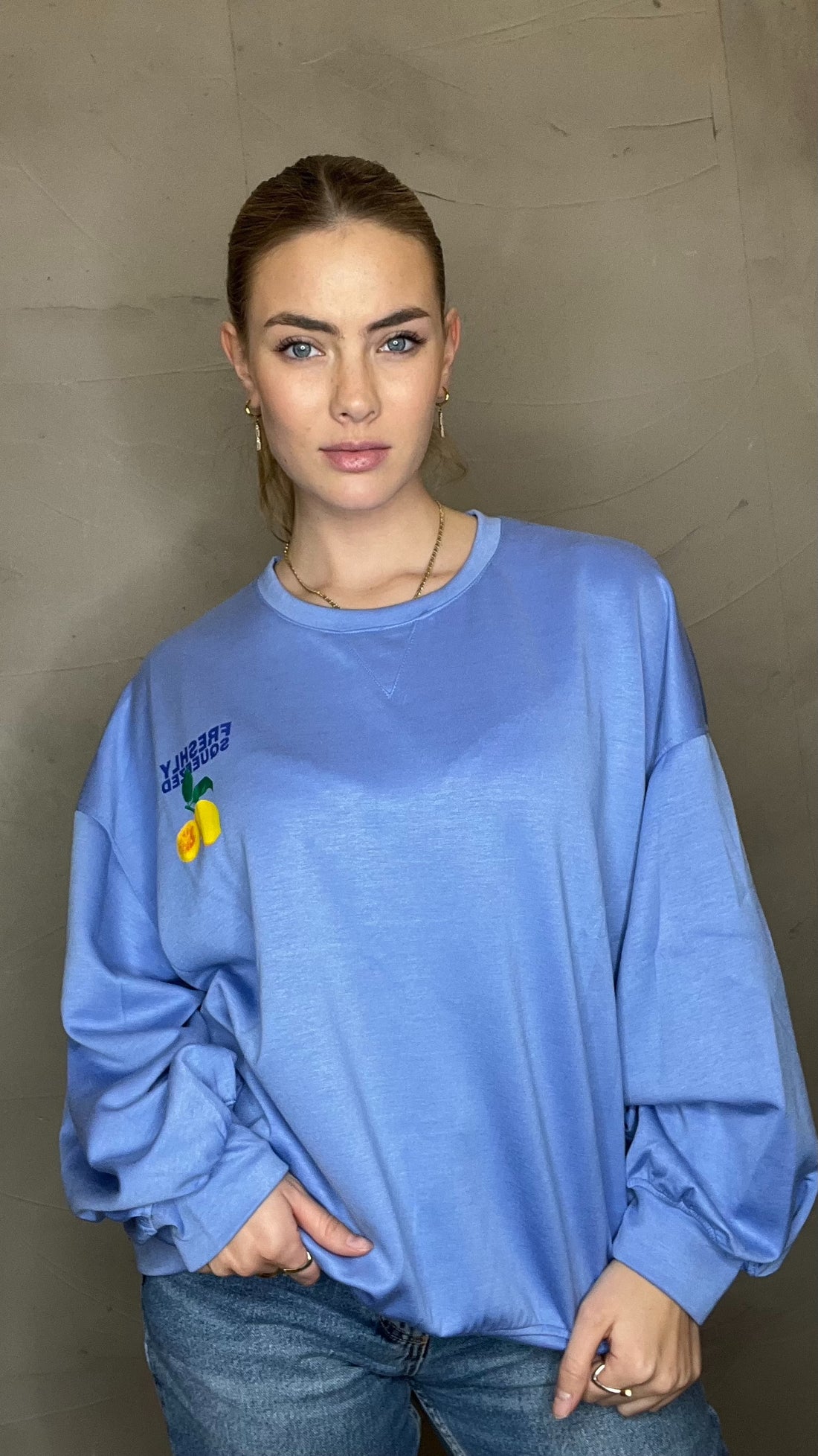 Sweater Lemon blue