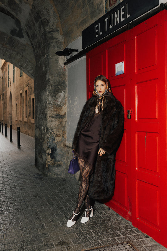 Faux Fur Mantel "MOSCOW"