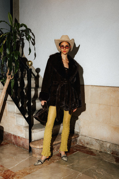 Faux Fur Mantel "TOKYO" short