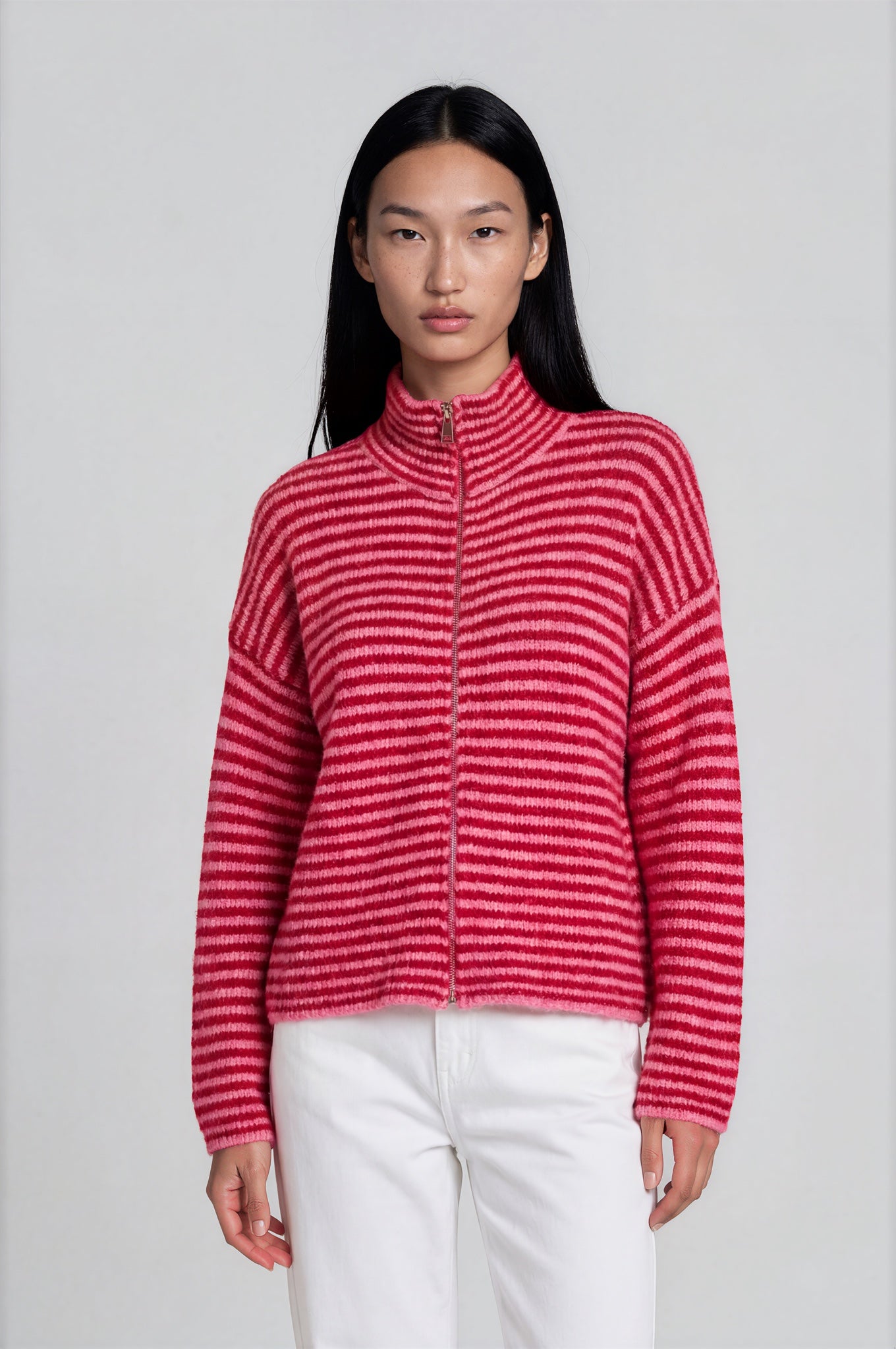 Rosalie Stripe Knit Jacket