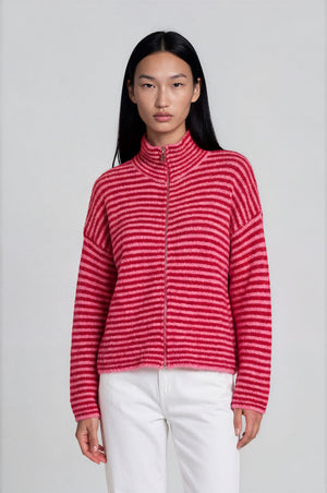 Rosalie Stripe Knit Jacket