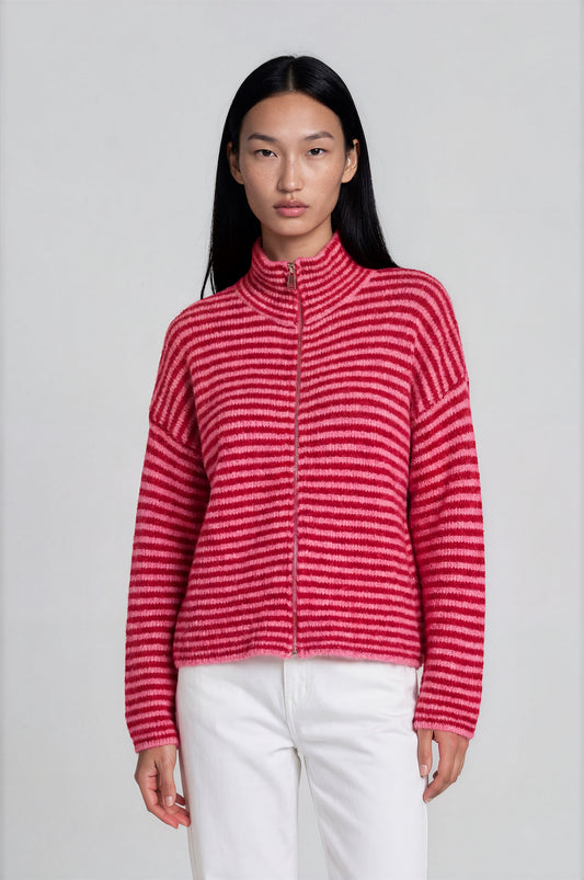 Rosalie Stripe Knit Jacket
