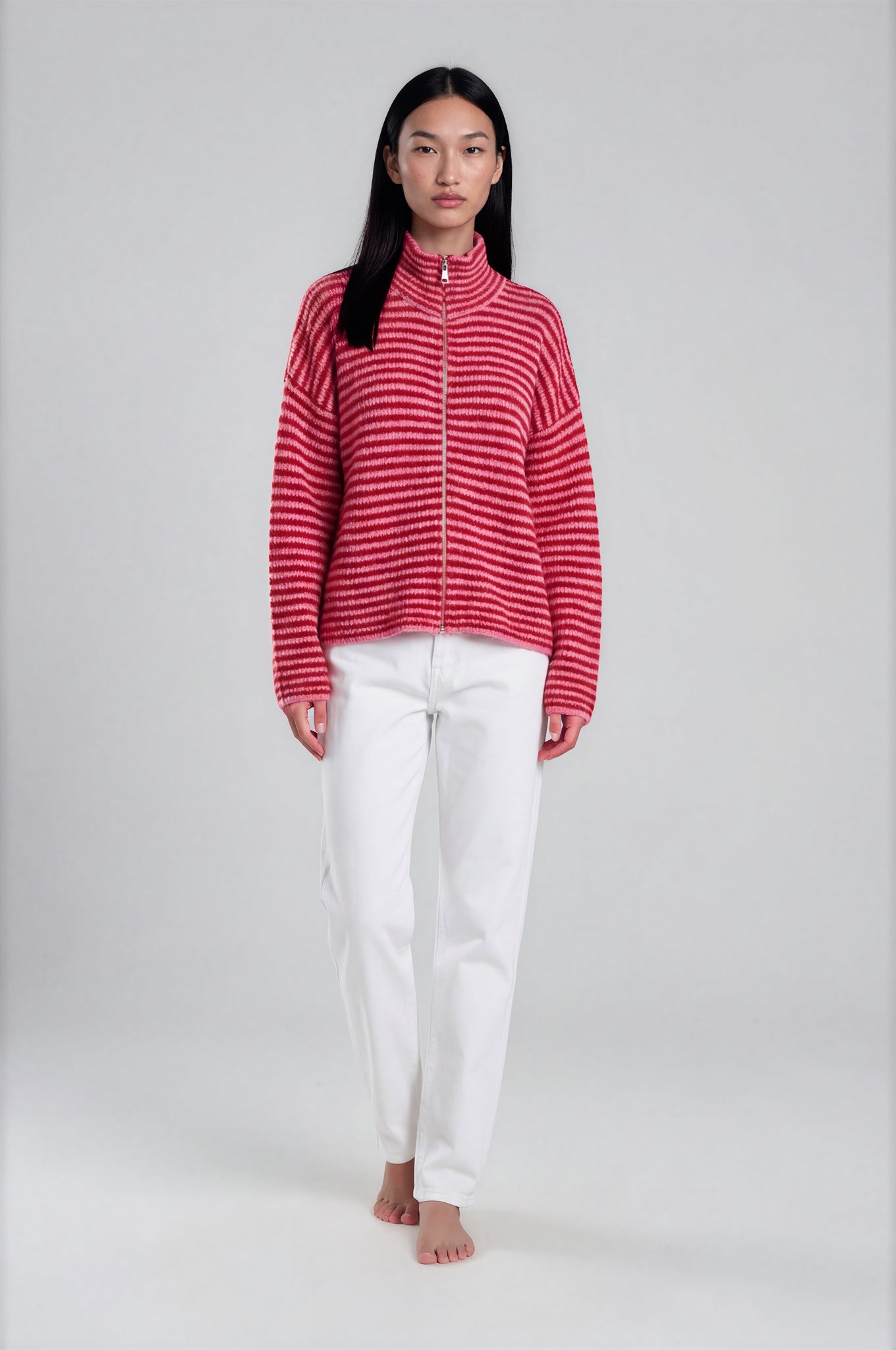 Rosalie Stripe Knit Jacket