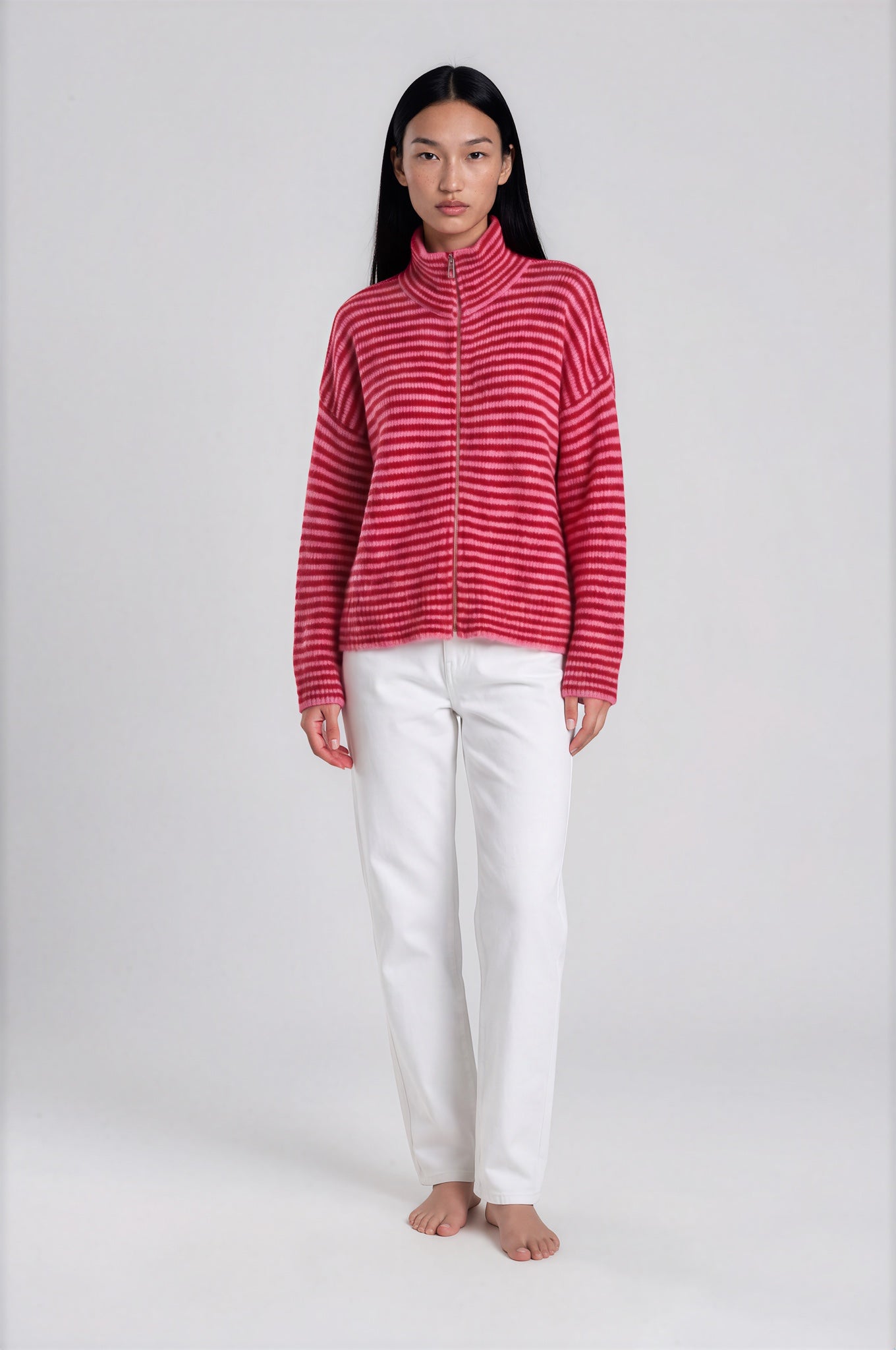 Rosalie Stripe Knit Jacket