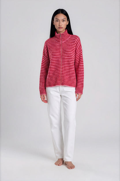 Rosalie Stripe Knit Jacket