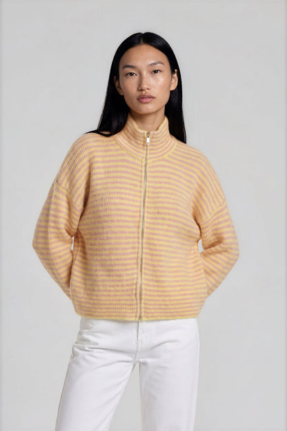 Valerie Stripe Knit Jacket