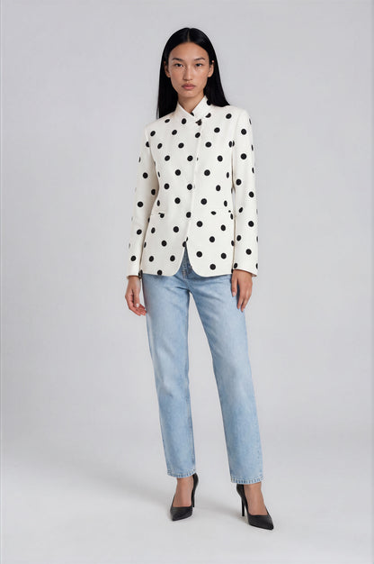 Éloise Polka Couture Blazer