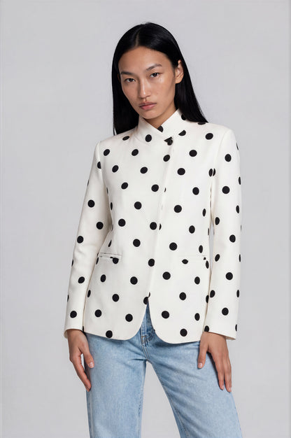 Éloise Polka Couture Blazer