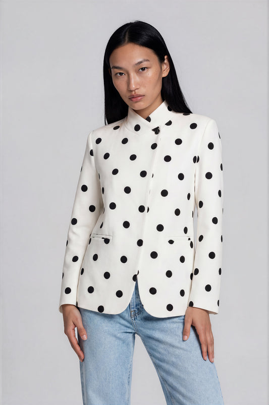 Éloise Polka Couture Blazer
