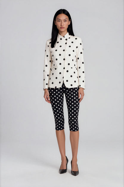 Éloise Polka Capri Pants
