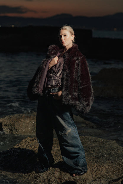 Faux Fur Jacke "PARIS"