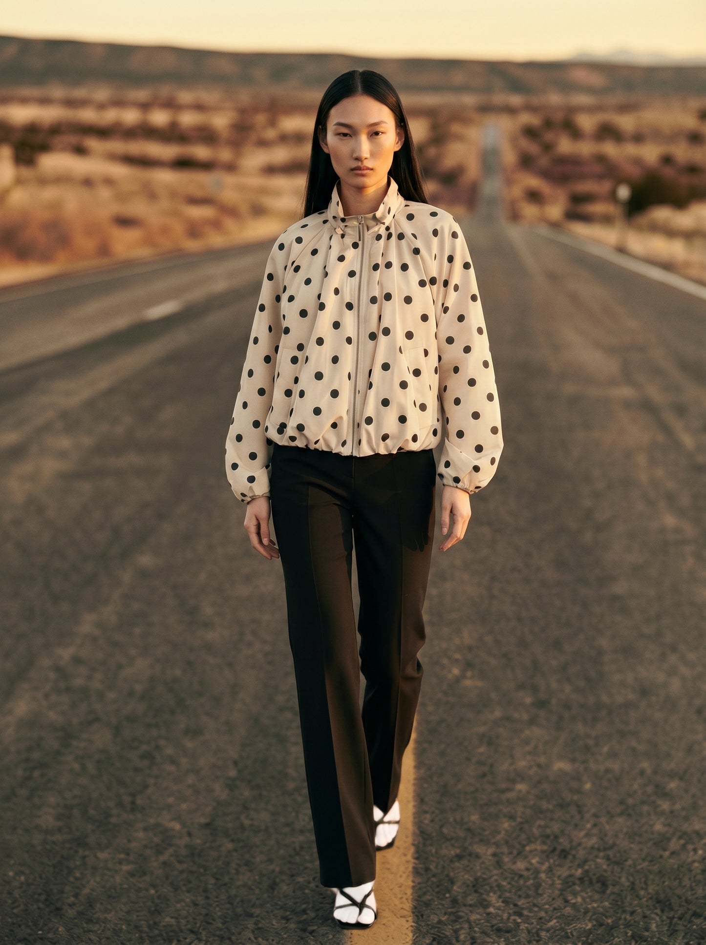 Coco Dot Windbreaker