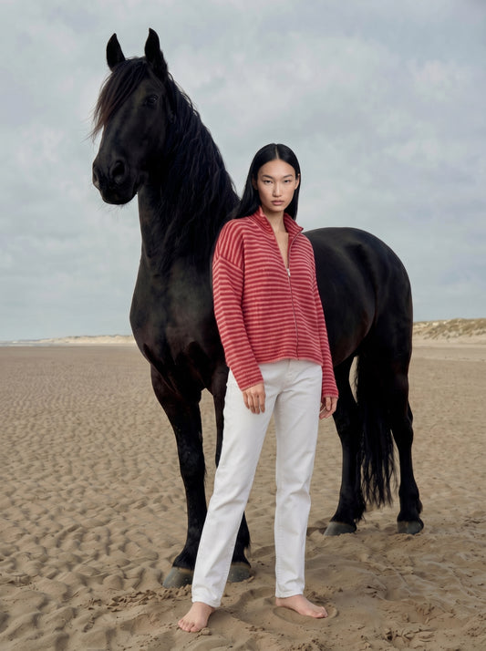 Rosalie Stripe Knit Jacket